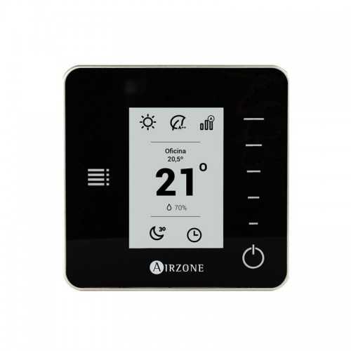 Radio monochrome thermostat Airzone Pense noir 32z azdi6thinkrn