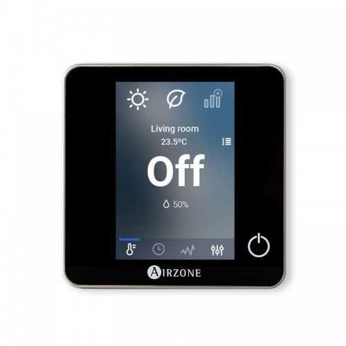 Wire thermostat Airzone Blueface Zero Black Azdi6bluezerocn