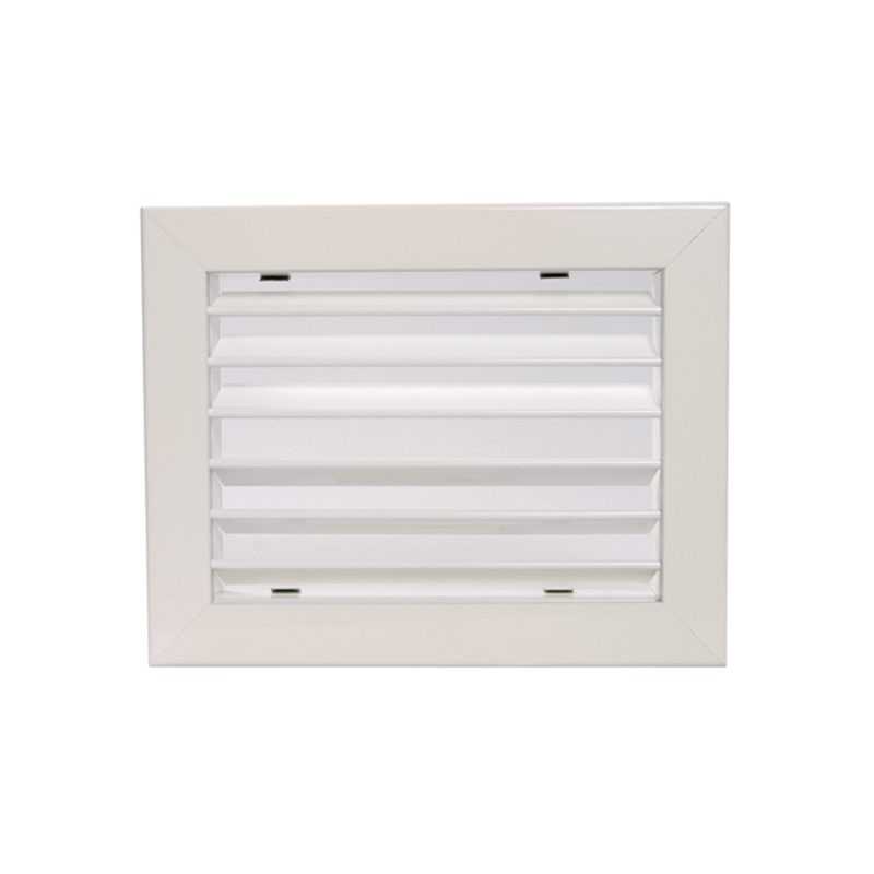 Grille simple déflex h Airzone Clip de 450x100 BL