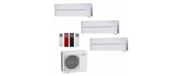 Airconditioning Kit 3x1 Multi Split Mitsubishi Electric MXZ-3F68VF + 2X MSZ-LN25VGW + MSZ-LN35VGW