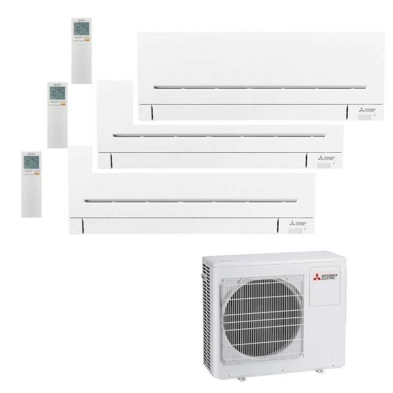 Kit de climatisation 3x1 Multi Split Mitsubishi Electric MXZ-5F102VF + MSZ-AY25VGKP + MSZ-AY35VGKP + MSZ-AY50VGKP
