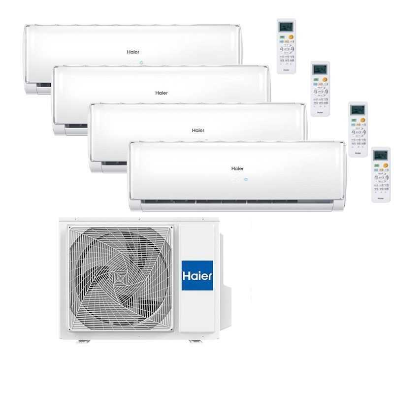 Air conditioning Kit 4x1 Multi Split Haier 5U105S2SS5FA + 4X AS25RBAHRA-3