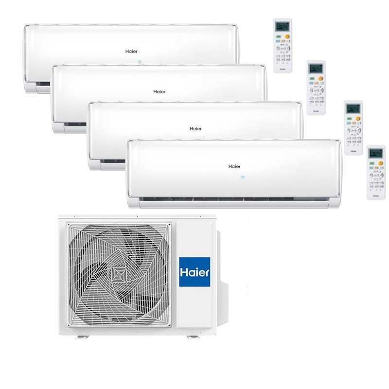 Airconditioning Kit 4x1 Multi Split Haier 5U105S2SS5FA + 3X AS25RBAHRA-3 + AS35RBAHRA-4