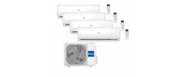 Air conditioning Kit 4x1 Multi Split Haier 5U105S2SS5FA + 2X AS25RBAHRA-3 + 2X AS35RBAHRA-4
