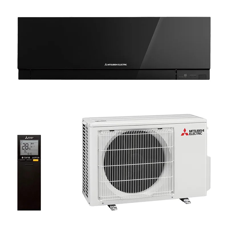 MSZ-EF25VGK-B Kirigamine Zen Black Mitsubishi Electric Wall Mounted Air Conditioner