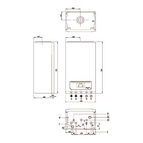 Mixed wall boiler Warmhaus EWA 24/26
