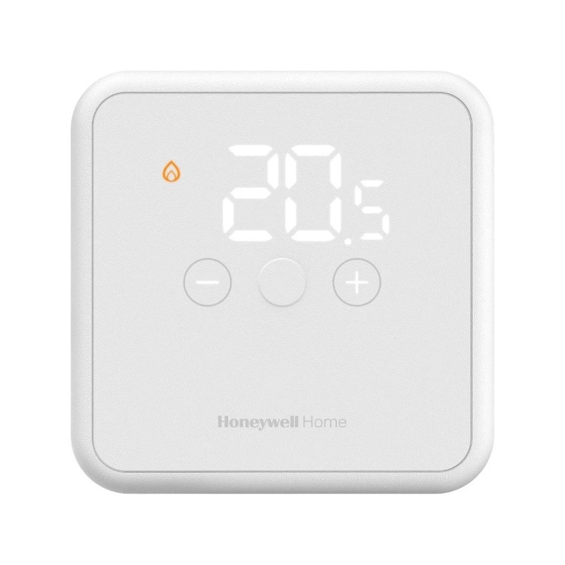 Termostato ambiente digital DT4R blanco inalámbrico Honeywell