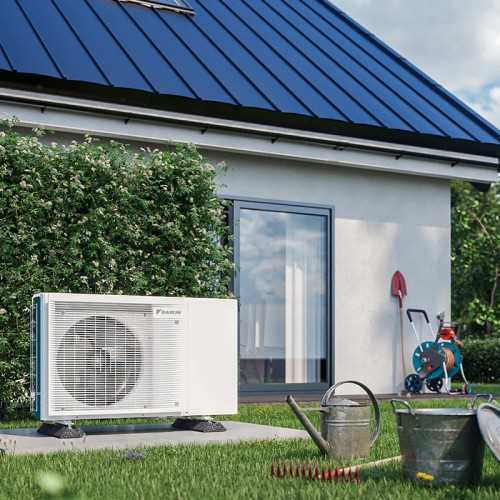 Aerotermie-Pumpe Wärmemonoblock Daikin Ethltisch ebla04e3v3 r32