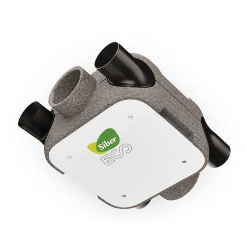 Siber SF ECO HIGRO+ Simple Group Residential Flow VMC Higrorregulable Compac. ec 422m3/h