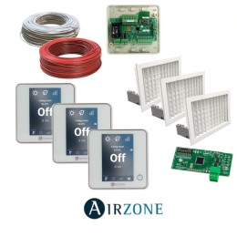 Kit Sistema de Zonificación 3 Zonas Airzone Flexa