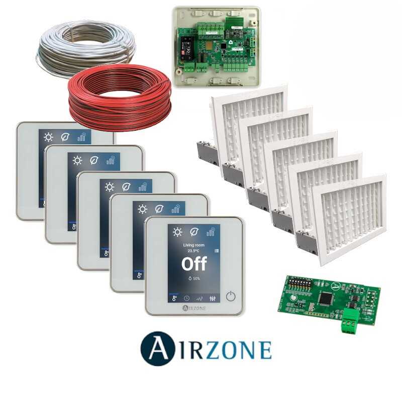 Kit Zoning System 5 Zones Airzone Flexa