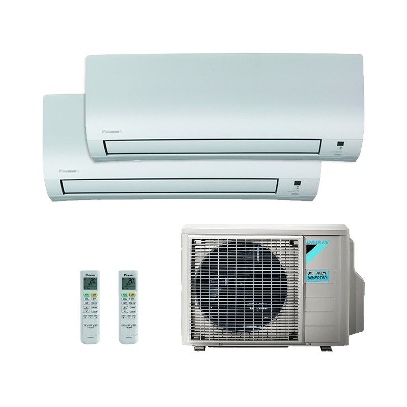 Aire Acondicionado Kit 2x1 Multi Split Daikin 2MXM40A + 2x FTXP25N