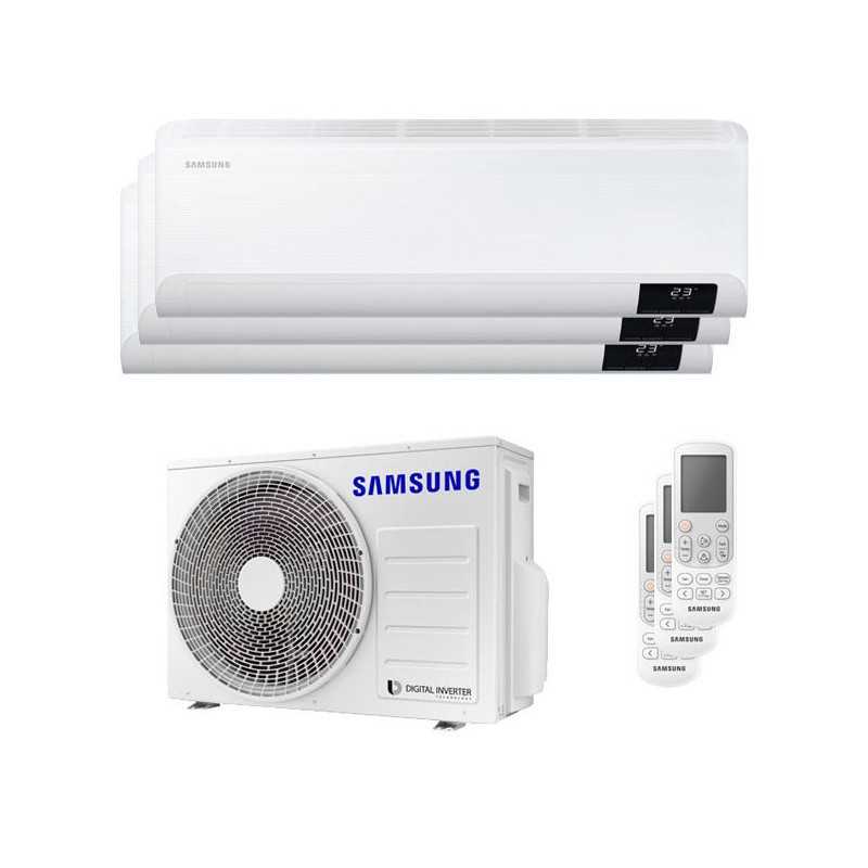 Aire Acondicionado Kit 3x1 Multi Split Samsung AJ052TXJ3KG + 2x AR09TXFCAWKNEU + AR12TXFCAWKNEU WINDFREE