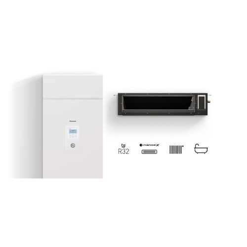 Aerotermia Panasonic Système de conduite R32 S-71WF3E Compact Aquarea EcoFlex