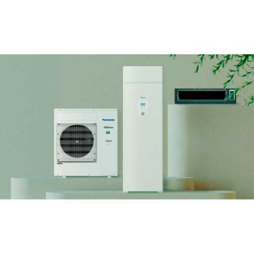 Aerotermia Panasonic Aquarea Ecoflex Compact R32 S-71WF3E Conduct System