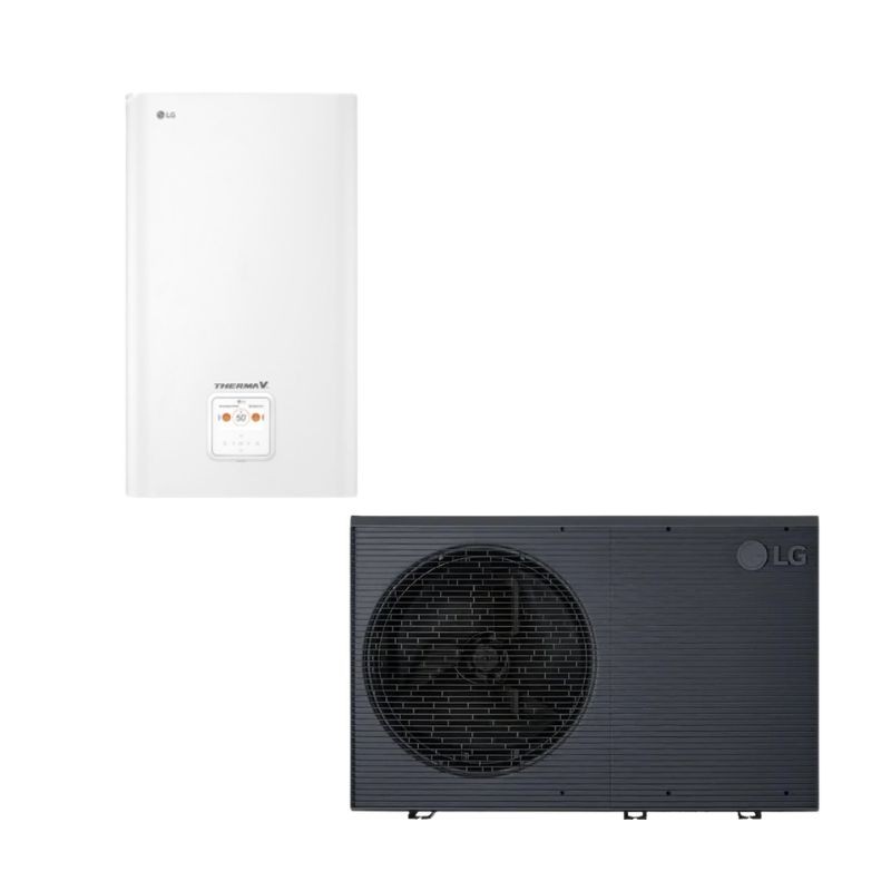 Aerotermia LG Therma V Hydrosplit Mural 12kW Bomba Calor R290 monofásica