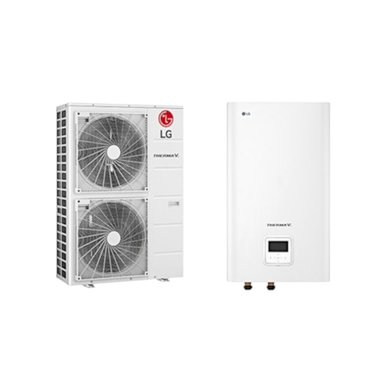 Aerotermia LG Therma V Hydrosplit Mural 12kW Bomba Calor R32 trifásica