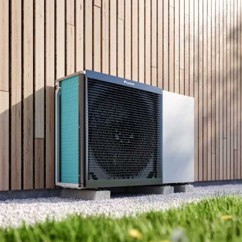 Aerotermia Daikin Altherma 3 Bibel LabX1630DV Wandbild-Design Einphasige R32 Wärmepumpe