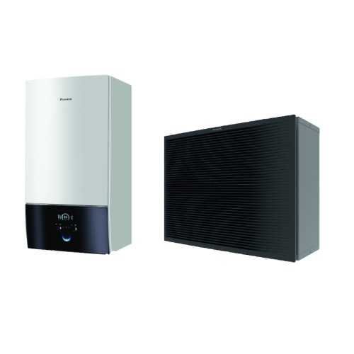 Aerotermia Daikin Altherma 3 Supra Rabx1830Ev7 Mural Design Single-phase R32 heat pump. Includes anaculator EKHWS300D3V3