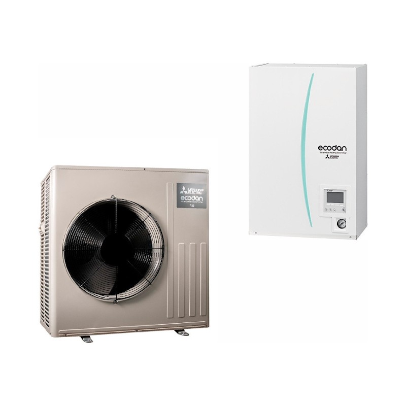 Aerotermia Mitsubishi Electric Ecodan Eco Inverter R32 SUZ-SWM100VA + ERSD-VM2E