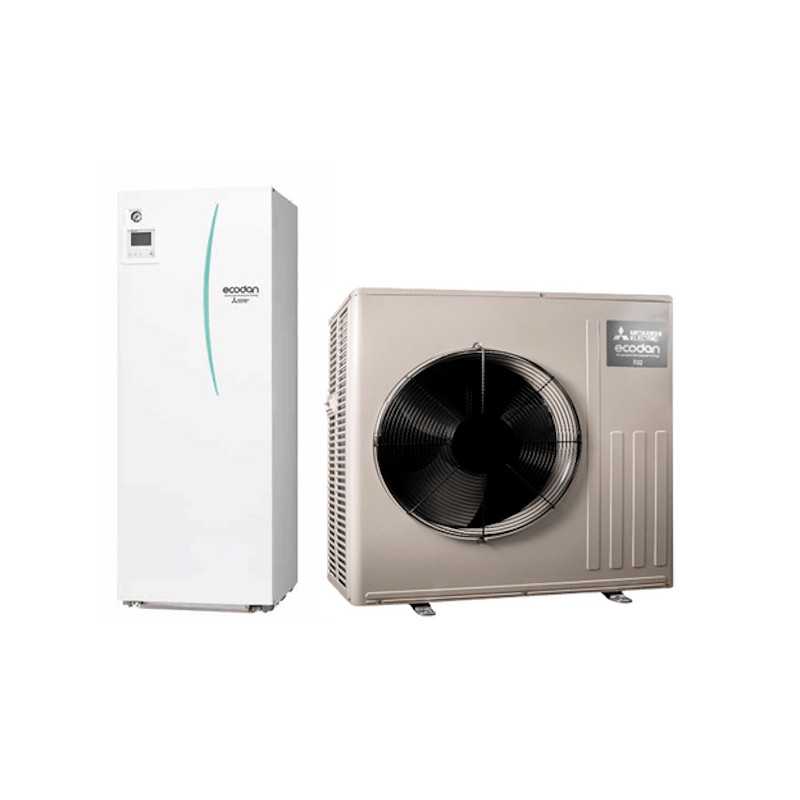 Aerotermia Mitsubishi Electric EcoDan Eco-omvormer R32 SUZ-SWM30VA + EST17D-VM2E