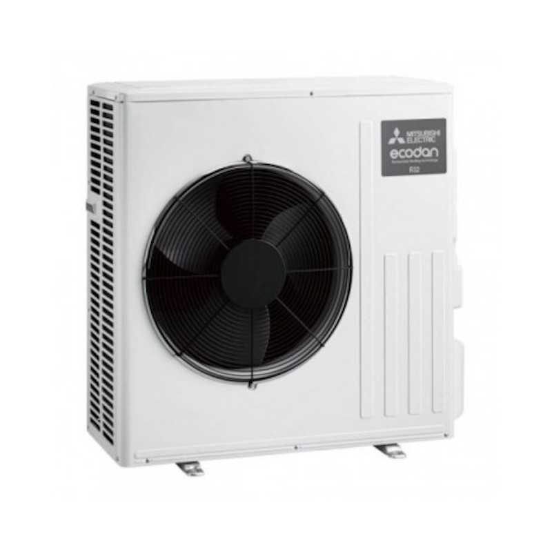 Buitenunit Aerotermia Mitsubishi Ecodan Suz-Swm80va Eco-omvormer