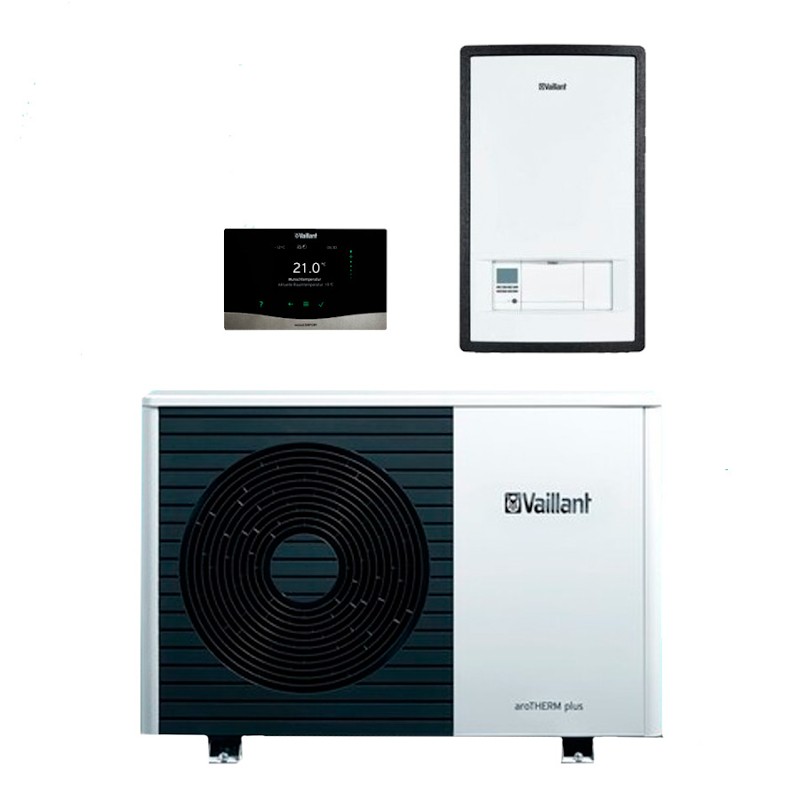 Aerotermia Vaillant aroTHERM plus 4 autónomo sensoCOMFORT inalámbrico Bomba de Calor R290 monofásico