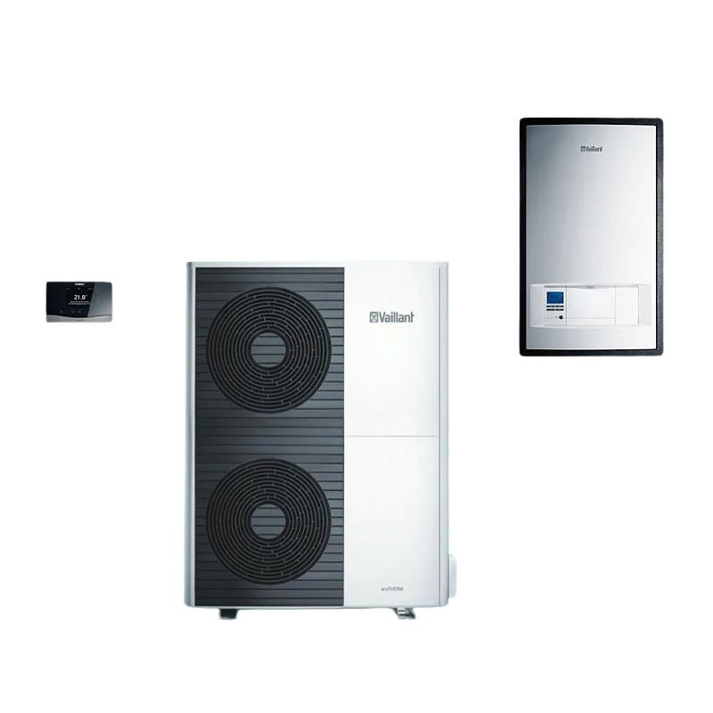 Aerotermia Vaillant aroTHERM plus 12 autónomo sensoCOMFORT inalámbrico 400V Bomba de Calor R290 trifásico