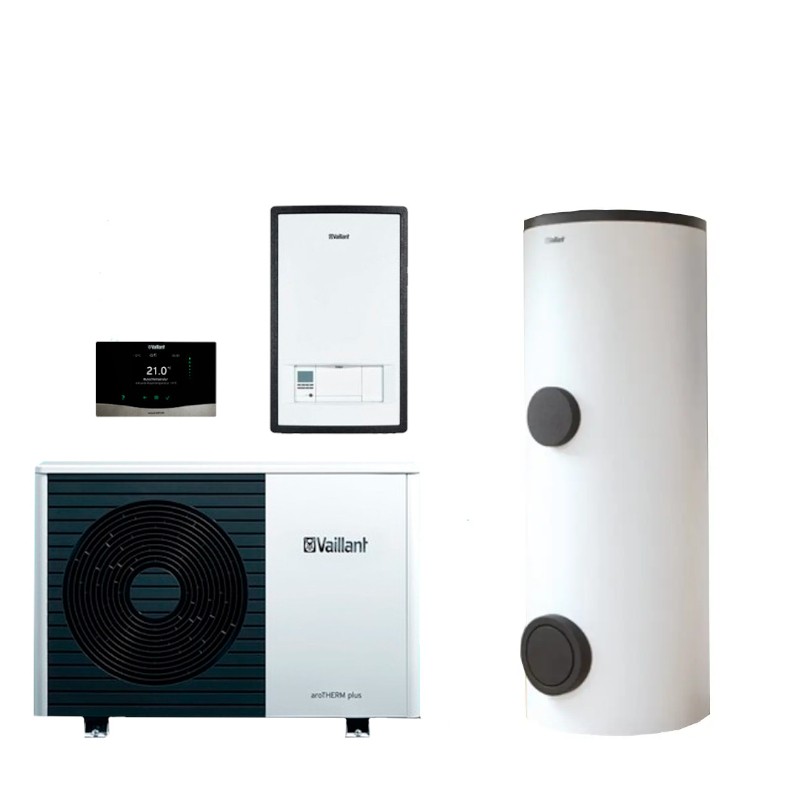 Aerotermia Vaillant aroTHERM plus 6 autónomo sensoCOMFORT inalámbrico ACS (150 l) Bomba de Calor R290 monofásico