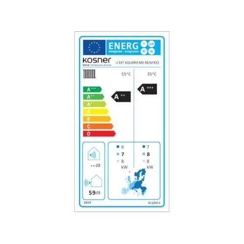 Kosner Aquaris MD 08 Monobloc Air-to-water Heat Pump R32