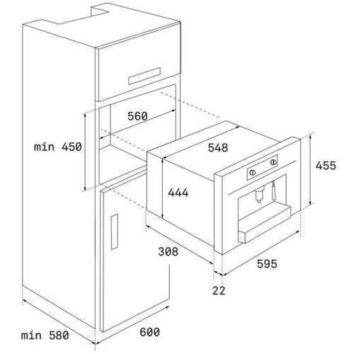 Cafetera Integrable Teka CLC835MC