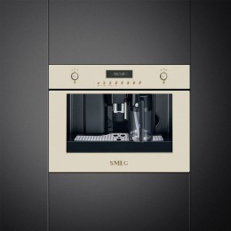 Smeg CMS8451P Cream integrated coffee maker