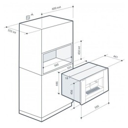 De Dietrich E.DKD7400A integrated coffee maker