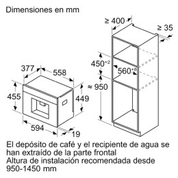 Cafetera integrable Bosch CTL7181B0