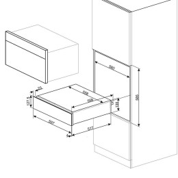 Smeg CPR915X Warming Drawer