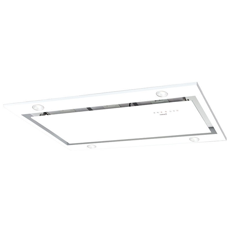 Cata Isla Sirin 1000 GLASS WH Ceiling Hood