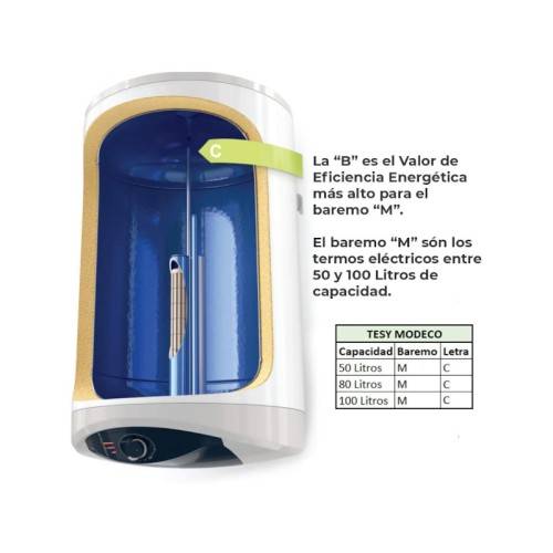 Omkeerbare Elektrische Termo Anticalc 100L GCR24D TBR Tesy