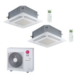 Air conditioning Multi Split 2x1 LG Cassette mu2r17.u13 + 2x ct09f.nr0
