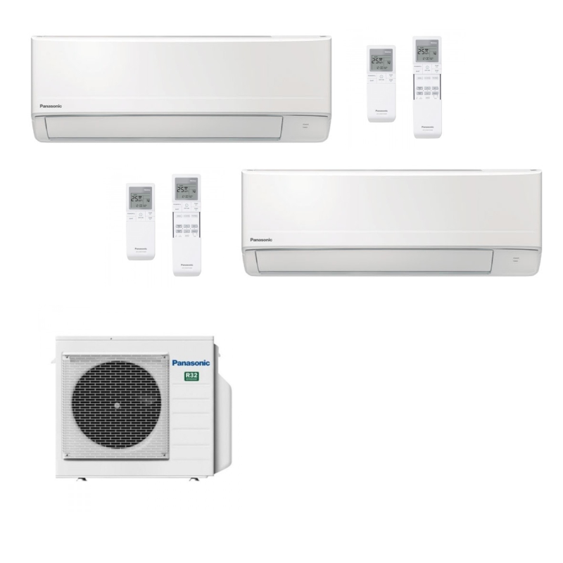 Multi Split Klimaanlage 2x1 Panasonic CU-3TZ52TBE + 2x CS-TZ35ZKEW