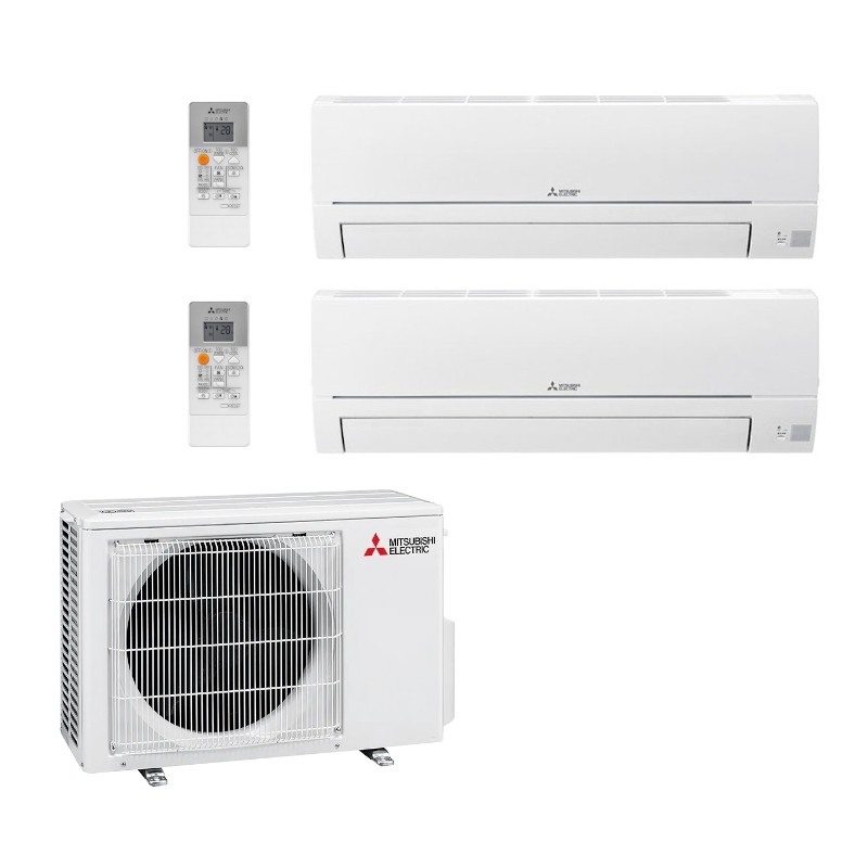 Aire Acondicionado Multi Split 2x1 Mitsubishi Electric MXZ-2HA40VF + 2x MSZ-HR25VF