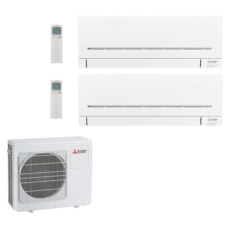 Multi Split Klimaanlage 2x1 Mitsubishi Electric MXZ-2F53VF + MSZ-AY25VGKP + MSZ-AY35VGKP