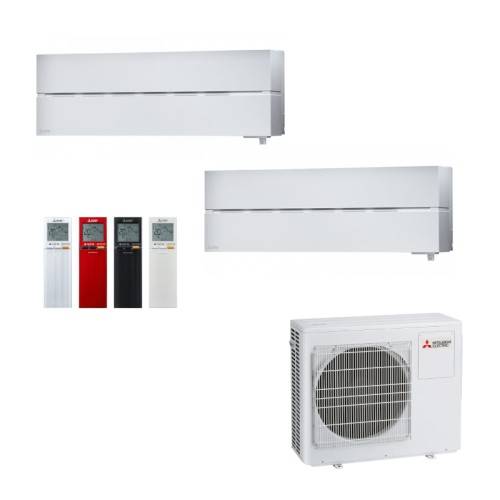Climatisation multi-fractionnée 2x1 Mitsubishi Electric Mxz-2f42vf + 2x msz-ln25vgw