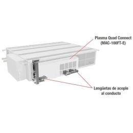MAC-100FT-E Stecker an den Kanal (MAC-100FT-E nicht enthalten)