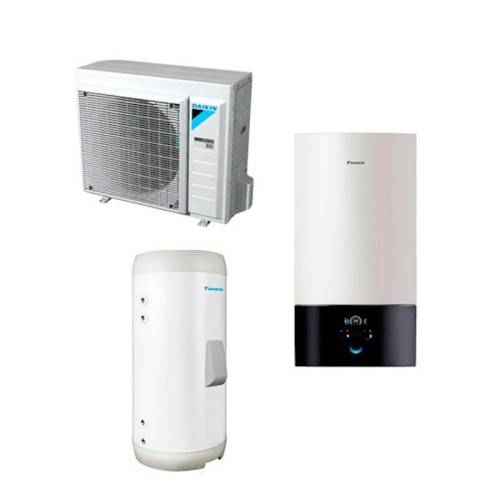 Aerotermia Daikin Altherma 3 Bibel GABX618EV Mural Design Einphasige R32 Wärmepumpe. Inklusive Interaktion Ekhws180D3v3