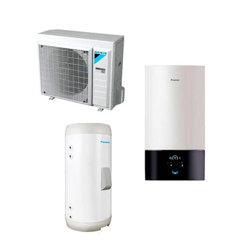 Aerotermia Daikin Altherma 3 Bibel GABX615EV Wandbild-Design Pumpe R32 Single R32. Enthält AnaCulator EKHWS150D3V3