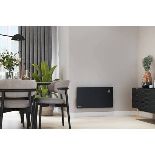 Radiateur électrique Mithos Padova 500W noir (RAL 9005)