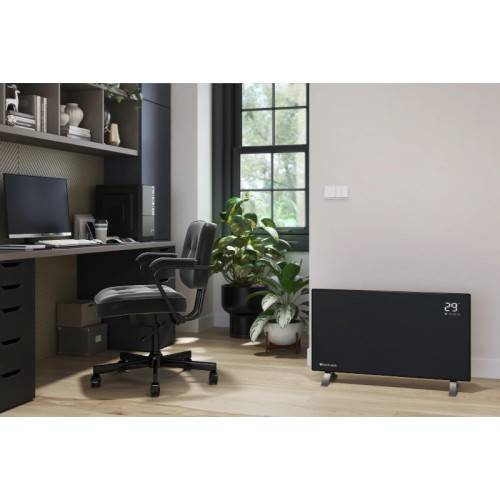 Radiateur électrique Mithos Padova 1500W Noir (RAL 9005)