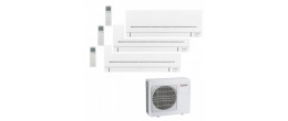 Kit de climatisation 3x1 Multi Split Mitsubishi Electric MXZ-3F68VF + MSZ-AY25VGK + 2x MSZ-AY35VGK
