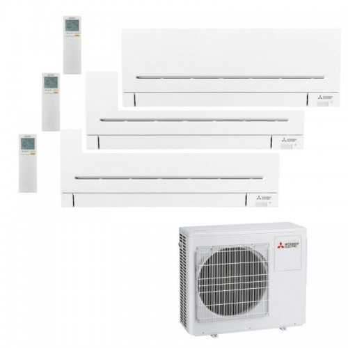 Aire Acondicionado Kit 3x1 Multi Split Mitsubishi Electric MXZ-3F54VF + 3x MSZ-AY25VGK