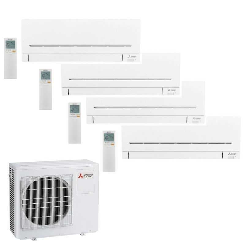 Airconditioning Kit 4x1 Multi Split Mitsubishi Electric MXZ-4F83VF + 3X MSZ-AY25VGK + MSZ-AY35VGK